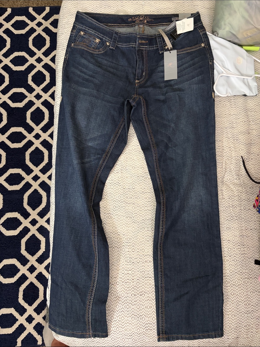 Melissa McCarthy Men’s Relaxed Dark Blue Jeans